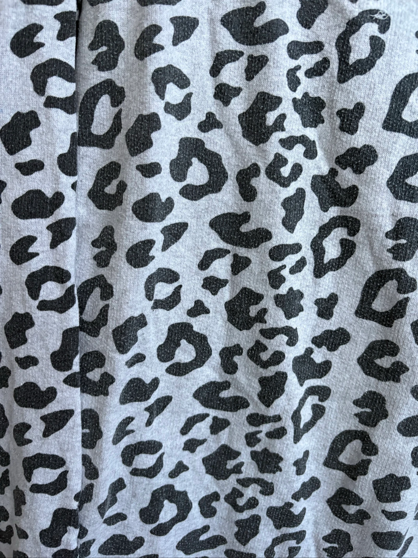 Suéter gris estilo leopardo talla L para mujer – photo 3